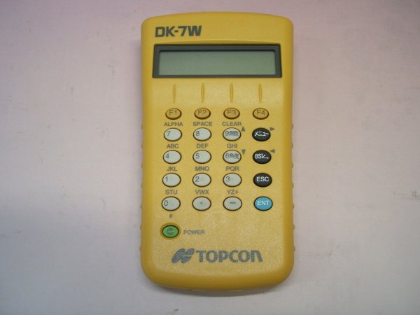 画像1: 【整備済み中古機】【即納可】　TOPCON　トプコン　データエントリーキーボード　DK-7W (1)
