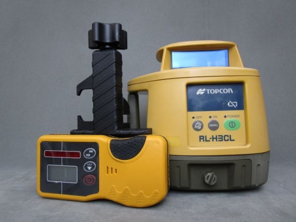 画像1: 【整備済み中古機】【即納可】　TOPCON　トプコン　レーザーレベル　RL-H3CL　※汎用受光器・ホルダーセット（ノーブランド） (1)