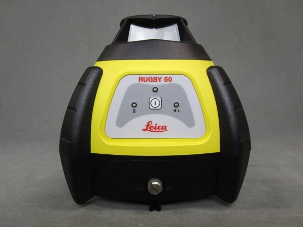 画像2: 【校正済み中古機】【即納可】Leica　ライカ　レーザーレベル　RUGBY50　美品（未使用品）　※汎用受光器・ホルダーセット（ノーブランド）【キャンペーン特価】 (2)