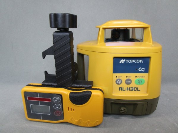 画像1: 【校正済み中古機】【即納可】　TOPCON　トプコン　レーザーレベル　RL-H3CL　※汎用受光器・ホルダーセット（ノーブランド） (1)
