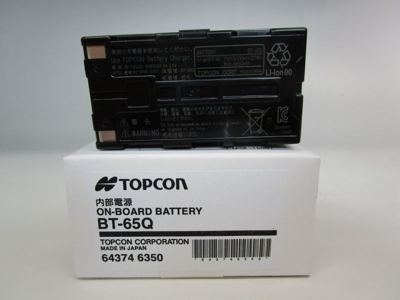 新品】【即納可】 TOPCON トプコン バッテリー BT-65Q 純正品 - エムズテック