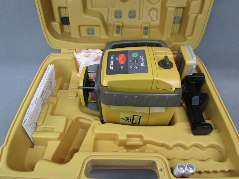 整備済み中古機】【即納可】 TOPCON トプコン レーザーレベル RL-H4C 美品 - エムズテック